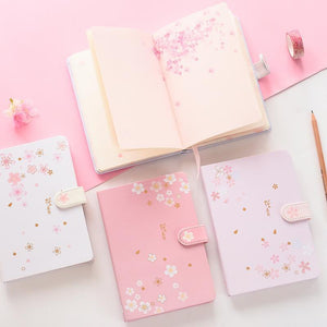 Sweet Pastel Sakura Flowers Notebook MK16207