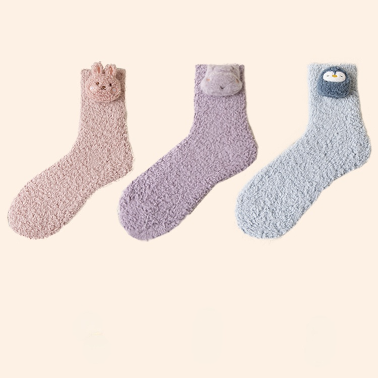 Japanese Kawaii Animal Fleece Warm Socks MM2243