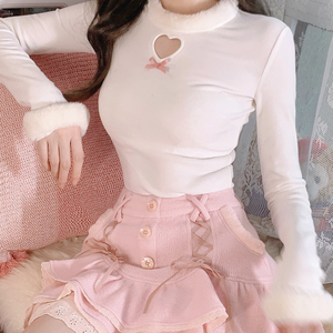 Kawaii Cute Heart Fluffy Pullover MK16871