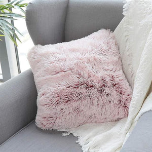 45×45cm Solid Color Plush Pillowcase MK0685 - KawaiiMoriStore