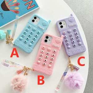 Cute Blue/Pink/Purple Kawaii Pastel Phone Case MK16173