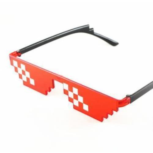 8 Bit Thug Life Mosaic Pixelated Party Eyeglasses MK0586 - KawaiiMoriStore