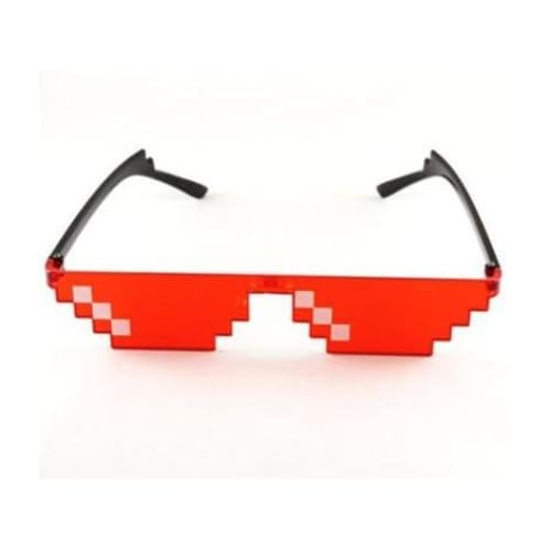 8 Bit Thug Life Mosaic Pixelated Party Eyeglasses MK0586 - KawaiiMoriStore