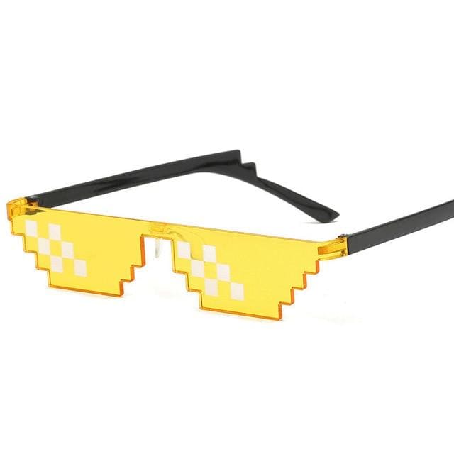 8 Bit Thug Life Mosaic Pixelated Party Eyeglasses MK158 - KawaiiMoriStore