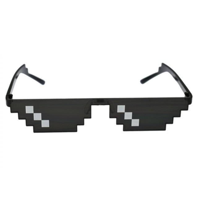 8 Bit Thug Life Mosaic Pixelated Party Eyeglasses MK158 - KawaiiMoriStore