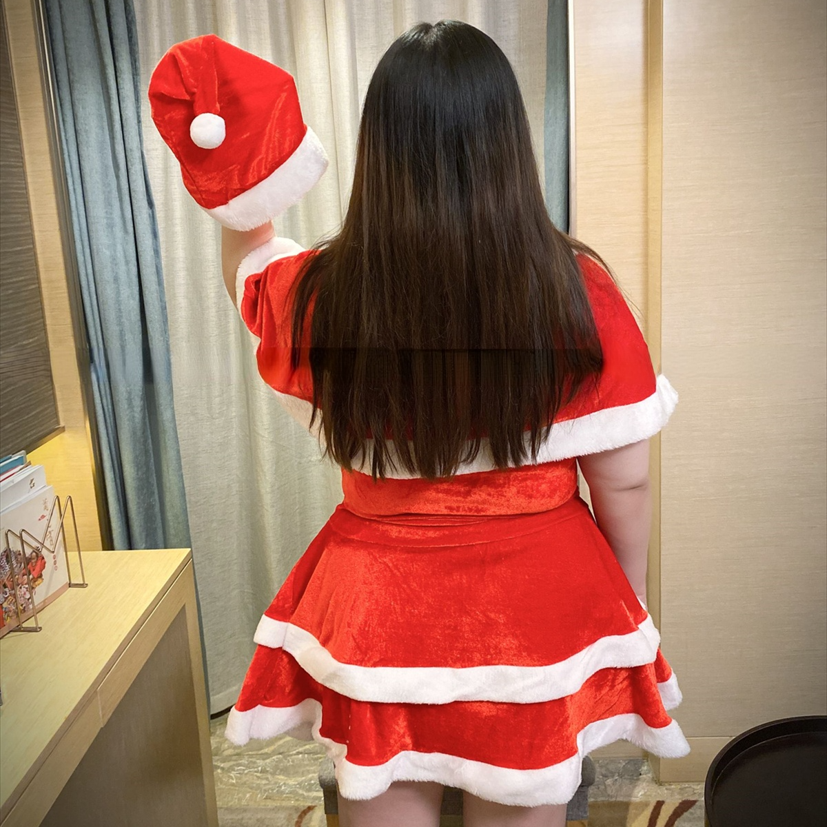 M-3XL Plus Size Kawaii Christmas Santa Dress Costume Set MK16845 –  KawaiiMoriStore
