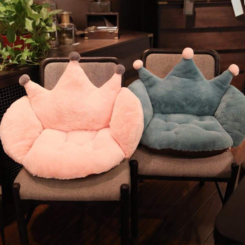Pink/Gray/Green Kawaii Crown Seat Cushion MM1676