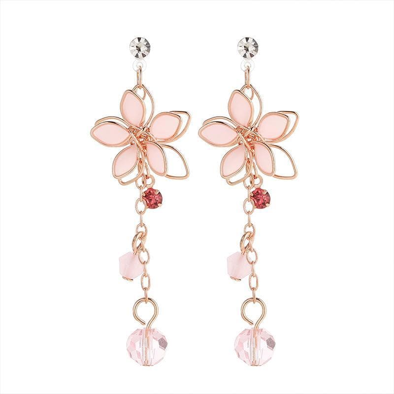 Sweet Pink Fashion Sakura Earrings/Clips MK16045