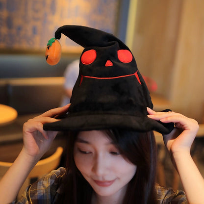 Funny Halloween Pumpkin and Witch Hat MK Kawaii Store