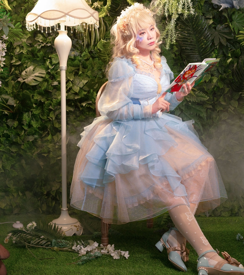 Alice in Wonderland Rabbit Castle Lolita Dress MK17715