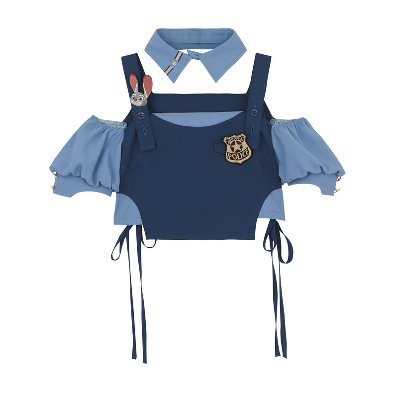 Judy Officer Inspired Crop Top Shirt MK17335