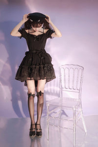 Crinoline Lolita Daily Ultra-Short Soft Veil/Petticoat Skirt MK160142