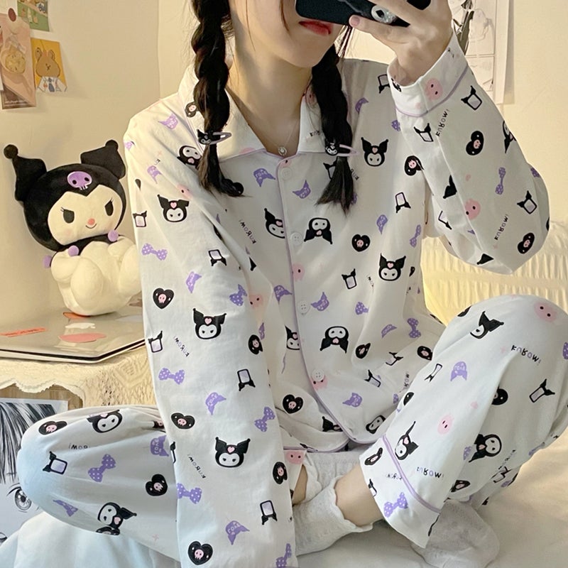 Kawaii Cute Cartoon Devil Pajamas Set MK17094