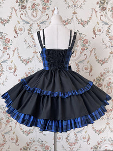 [Reservation] Gothic Punk Lolita Dress SP17561 - Harajuku Kawaii Fashion Anime Clothes Fashion Store - SpreePicky