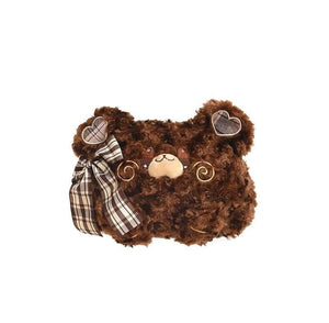 Kawaii Lolita Plush Bear JK Shoulder Bag MK16740