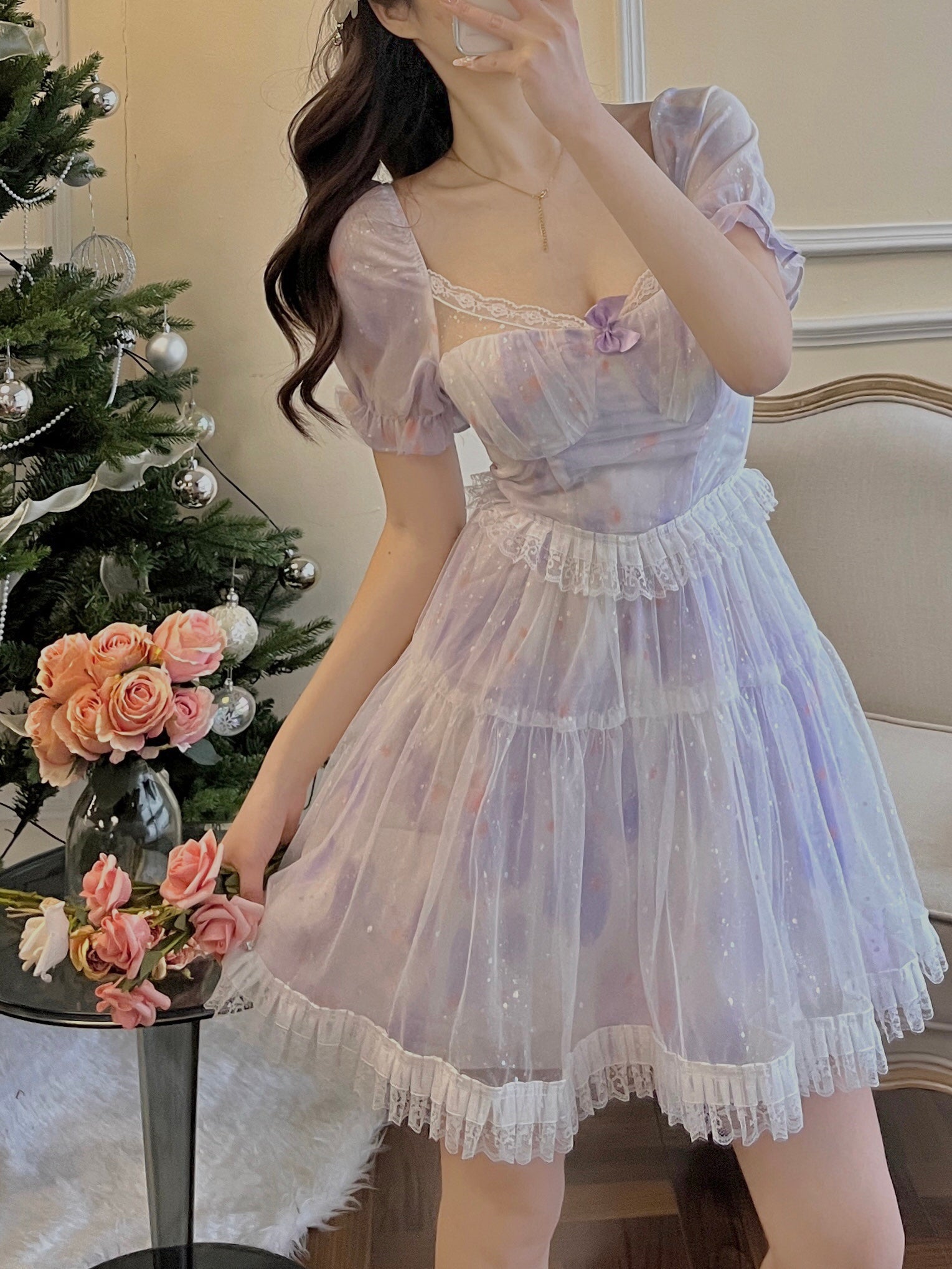 Pastel Bubble Princess Dress SP17454 - Harajuku Kawaii Fashion Anime Clothes Fashion Store - SpreePicky