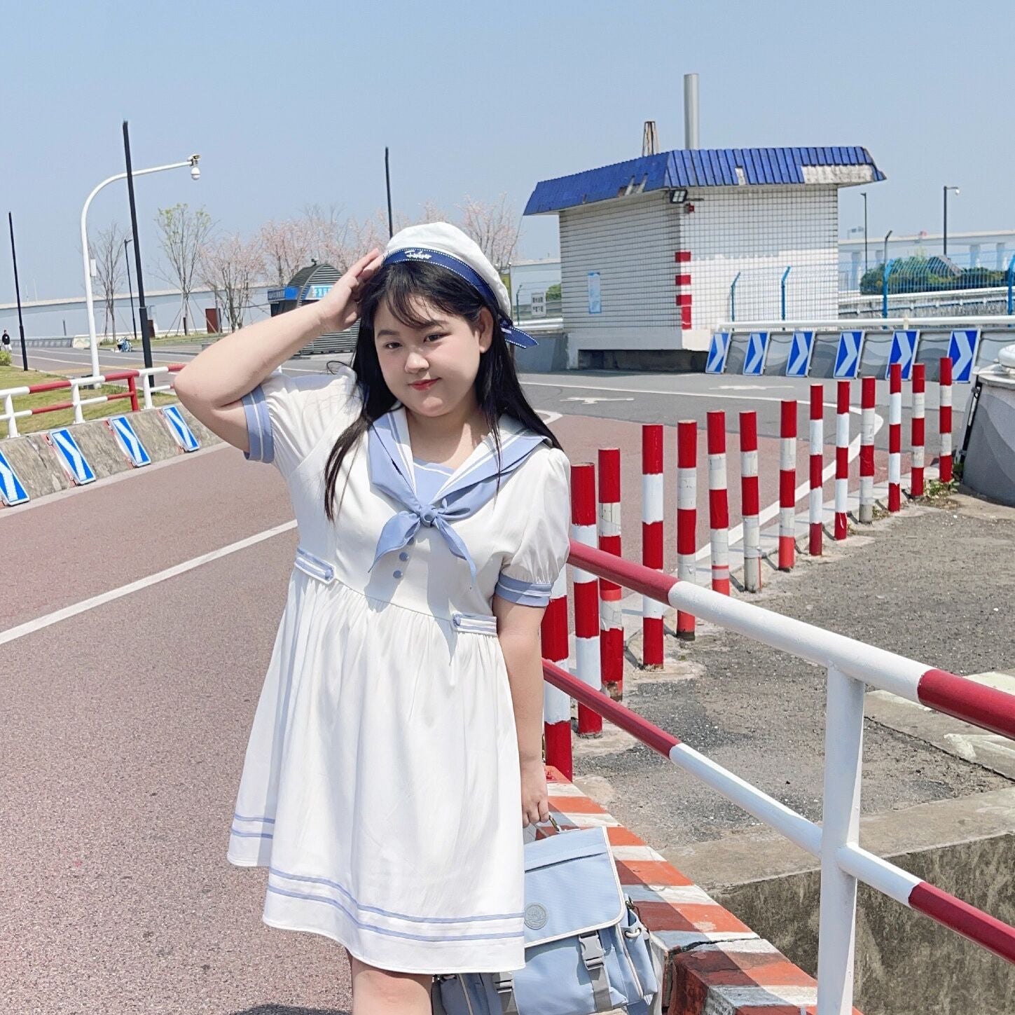 Plus Size Kawaii Cute Sailor Dress MK17730