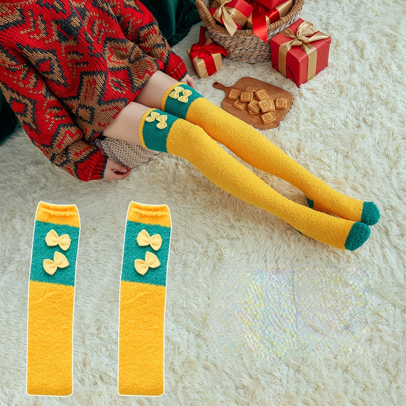 Kawaii Plush Christmas Knee Socks MM2296
