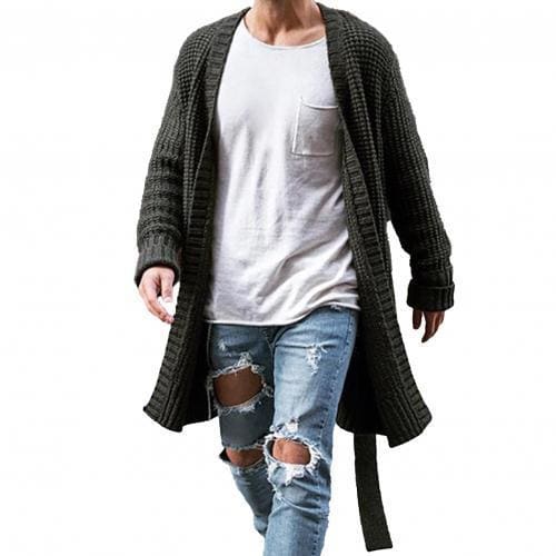 Abott - Winter Autumn Mens Knitted Coat - men’s cardigan