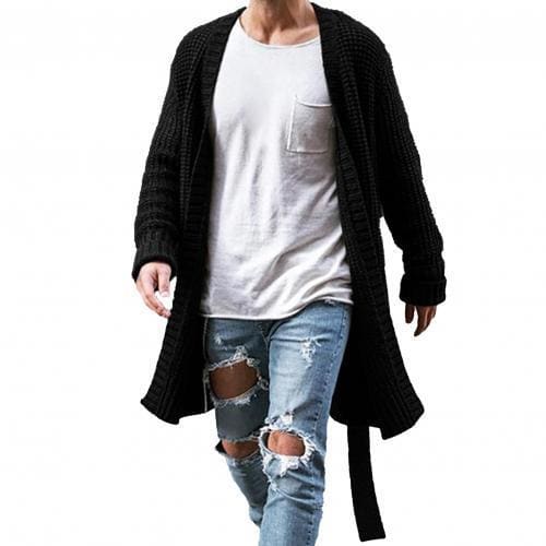 Abott - Winter Autumn Mens Knitted Coat - men’s cardigan