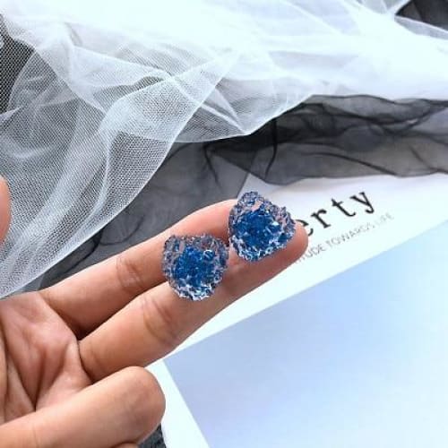 Acrylic Stud Earrings - earrings