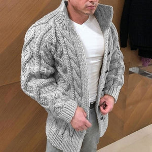 Adam - Men’s Sweater Coat Autumn Winter Fashion Knitwear - 