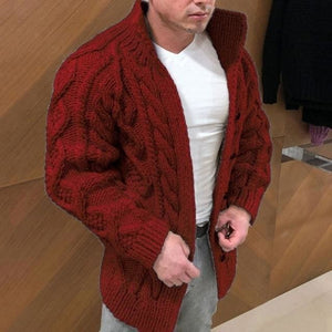 Adam - Men’s Sweater Coat Autumn Winter Fashion Knitwear - 
