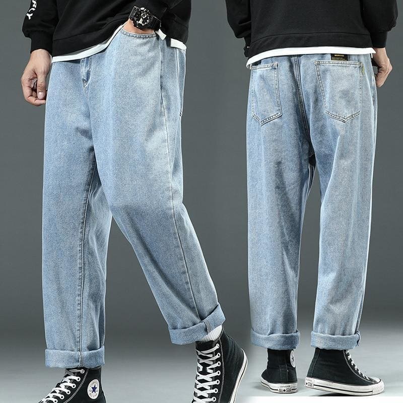 Alistair - Oversized 28-46 loose denim jeans - men’s pants