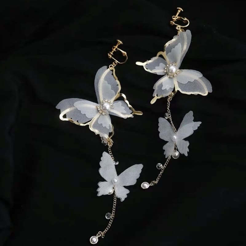 Amazing Butterfly Earrings MK15796 - KawaiiMoriStore