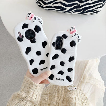 Android Huawei Cute Milk Cow Cookies Hanging Rope Phone Case BE089 - Harajuku Kawaii Fashion Anime Clothes Fashion Store - SpreePicky