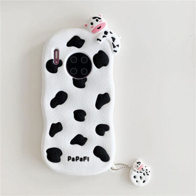 Android Huawei Cute Milk Cow Cookies Hanging Rope Phone Case BE089 - Harajuku Kawaii Fashion Anime Clothes Fashion Store - SpreePicky
