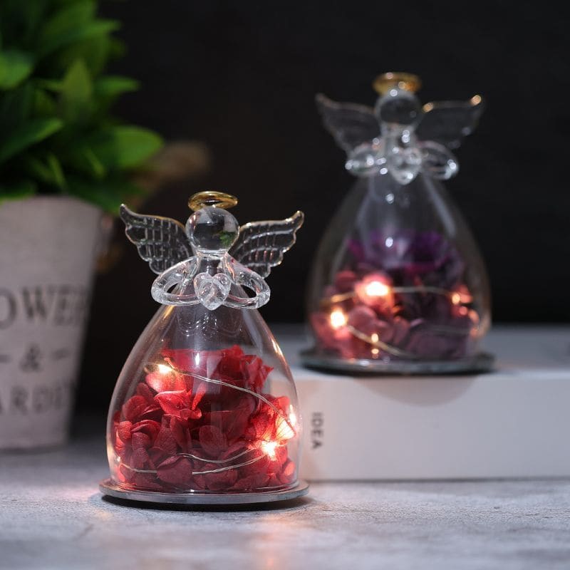 Angel Everlasting Flower Led Gift - gift