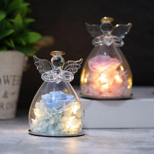 Angel Everlasting Flower Led Gift - gift