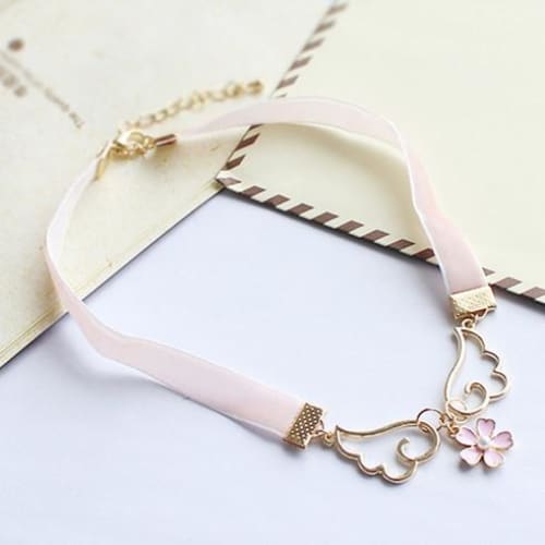 Angel Sakura Wing Choker MK179165 - KawaiiMoriStore