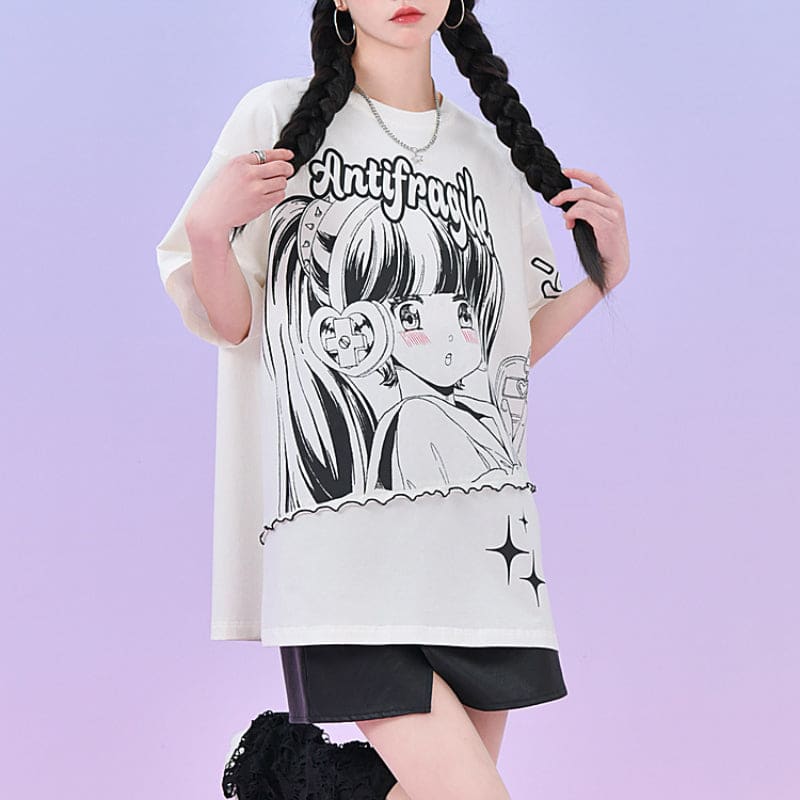 Antifragile Cute Anime Girl T-shirt ON635