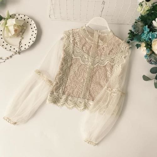 Aurelie - New Arrival Ladies Mesh Lace Hook Flower Lantern 