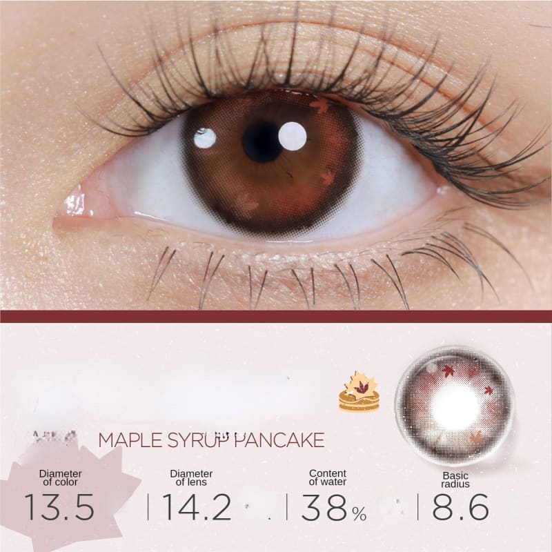 Black Angle Fondant Contact Lenses Half Year One Pair ME34 -