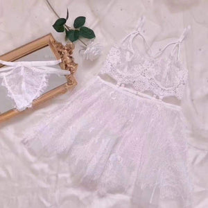 Sexy Lace Sleepwear Dress MM0682 - KawaiiMoriStore