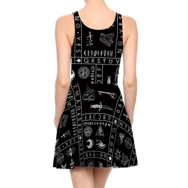 Black Retro Dress MK0286 - KawaiiMoriStore