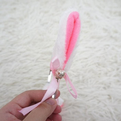 Black/White/Pink Kitty Cat Ears Maid Hair Hoop MK141189 - KawaiiMoriStore