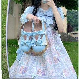Blue Lolita Style Doll Shoes - Lovesickdoe - shoes