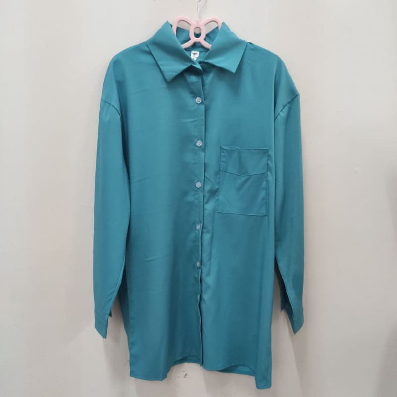 Blue Sunscreen Shirt + Plaid Sling Slim A-line Dress Two-piece Suit MK15624 - KawaiiMoriStore