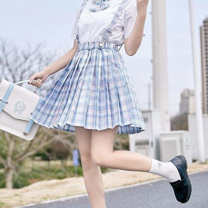 Blue/Pink/Lavender Sweet Kawaii Summer Japanese School Girl 