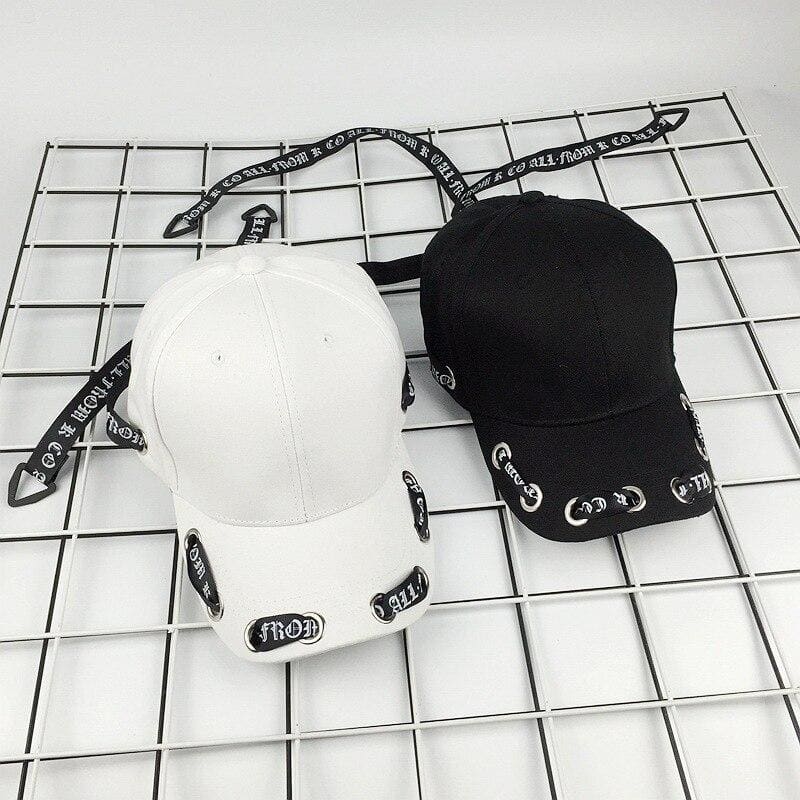 Bowknot Long Belt Baseball Cap MK15025 - KawaiiMoriStore