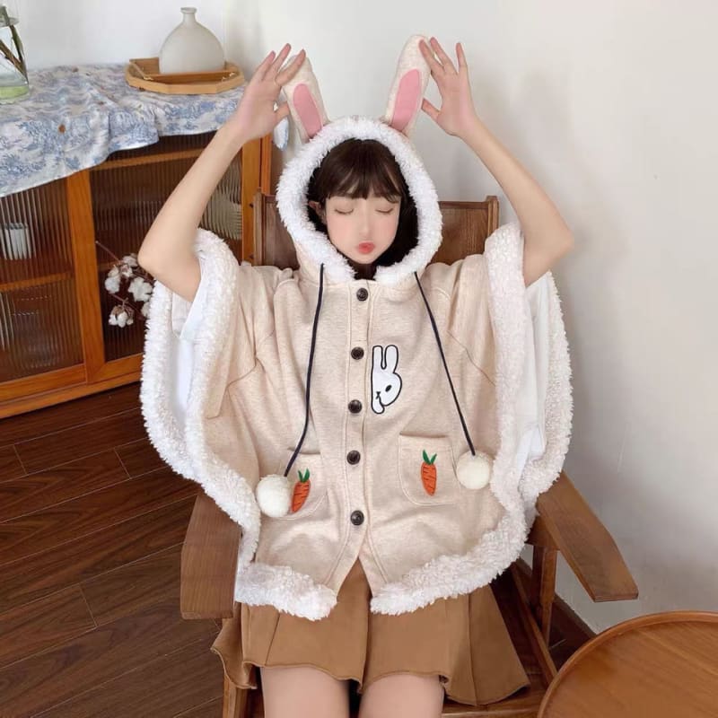 Bunny Lolita Cute Cape - cape