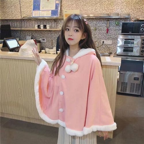 Bunny Lolita Cute Cape - D / M - cape