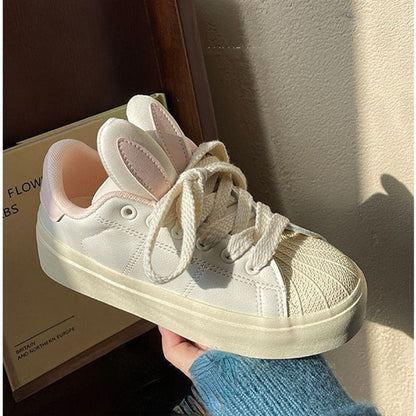 Bunny Rabbit Ear Sneakers Shoes - Heartzcore - shoes