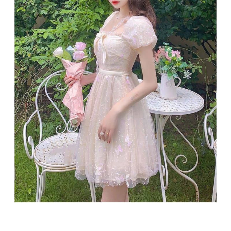 Butterfly Wish Kawaii Fairy Princess Babydoll Dress - fairy 
