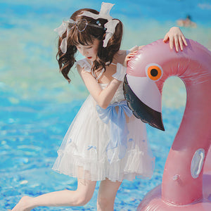 Sweet Mermaid Princess Halter Dress Swimsuit SP17428 - Harajuku Kawaii Fashion Anime Clothes Fashion Store - SpreePicky