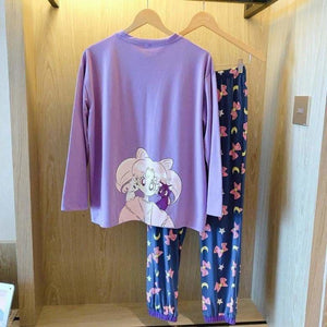 Cartoon Cute Sailor Moon Pajamas Set MM1734 - Pajamas Set